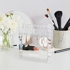 Прозрачные акриловые подвесные витрины для сережек&nbsp;EDIS-FH0001-05