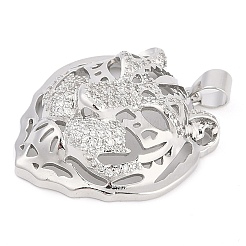 Латунные микро проложить кубического циркония подвески&nbsp;KK-M307-10P