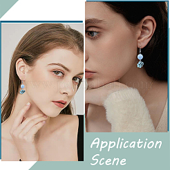 20 шт. окрашенные стеклянные бусины&nbsp;BLOW-PA0001-01