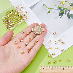 100 шт. латунные защелки на дужках KK-ME0002-95G