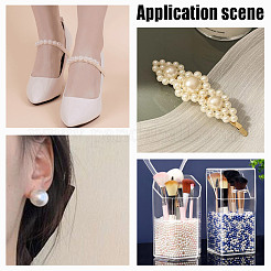 222 шт. 9 стиля АБС пластик имитация жемчуга круглые бусины&nbsp;KY-GO0001-03