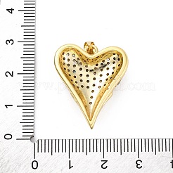 Латунные микро проложить кубического циркония подвески&nbsp;KK-U066-04B-G