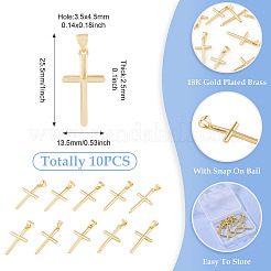 10шт латунные подвески&nbsp;KK-TA0002-41