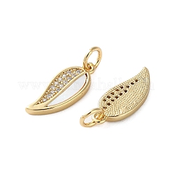 Латунные микро проложить кубического циркония подвески&nbsp;KK-U070-14B-G