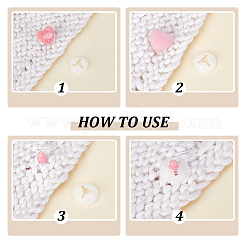 Пластиковый флокированный нос&nbsp;DIY-GA0008-72