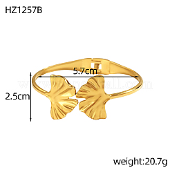 Браслеты-манжеты из нержавеющей стали 304&nbsp;STAS-OY009-16G