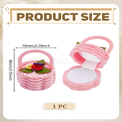 1шт бархатные коробки для колец&nbsp;CON-LP0001-84