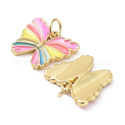 Подвески из латуни с покрытием из эмали&nbsp;KK-B076-07G