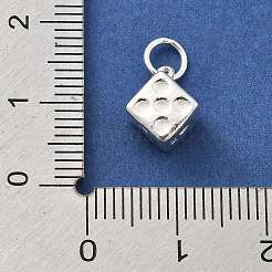 925 подвеска в виде игральных костей из стерлингового серебра&nbsp;STER-S009-06S