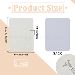 Прямоугольные самоклеящиеся льняные пластыри&nbsp;AJEW-WH20011-10B