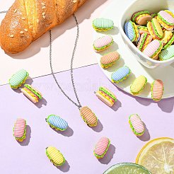 40шт 8 цвета подвески из смолы&nbsp;RESI-CJ0004-50