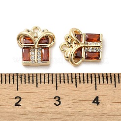 Латунь со стеклянными подвесками со стразами&nbsp;KK-H455-36G