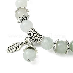 Эластичные браслеты из натуральных кварцевых бусин&nbsp;BJEW-TA00400