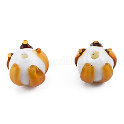 Бусы лэмпворк ручной работы&nbsp;LAMP-N021-44C