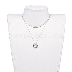 Кулоны из латуни с буквами&nbsp;NJEW-JN02584-03