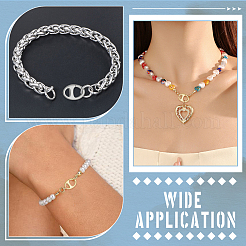 8 шт. 2-х цветные латунные кольца для пружинных затворов&nbsp;FIND-WR0012-25