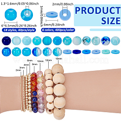 Наборы для изготовления круглых и дисковых/плоских круглых бусин своими руками&nbsp;DIY-PH0030-85B