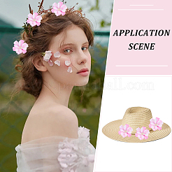 50шт тканевые искусственные гвоздики&nbsp;AJEW-SP0003-83B