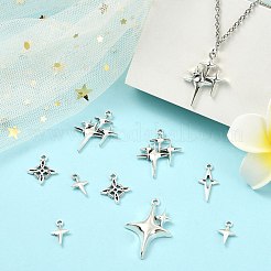 100 шт. 5 стиля полые подвески из сплава в тибетском стиле&nbsp;FIND-CJ0004-41