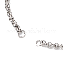 3 шт. 3 стиля браслета-слайдера из нержавеющей стали 304 Rolo&nbsp;AJEW-JB01503