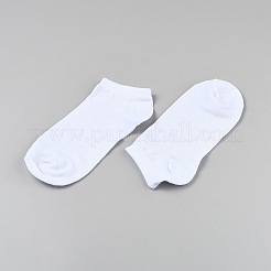 Короткие носки из поликоттона для женщин и мужчин&nbsp;AJEW-WH20084-001