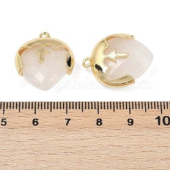 Ограненные подвески из натуральных кристаллов кварца&nbsp;G-K347-09G-01