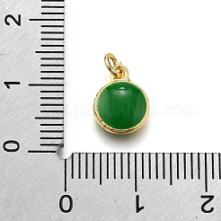 Латунь эмаль подвески&nbsp;KK-C106-06G