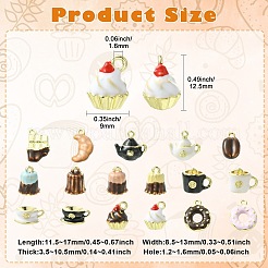 17шт 17 стиля сплава эмалевые подвески&nbsp;FIND-CJ0005-04