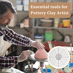 Акриловый круглый разделитель FIND-WH0152-545