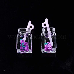 Подвески из смолы с имитацией напитка&nbsp;CRES-S359-32F