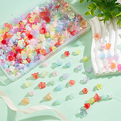 4 пакетик 4 стильных непрозрачных акриловых колпачков для бусин&nbsp;MACR-AR0001-21