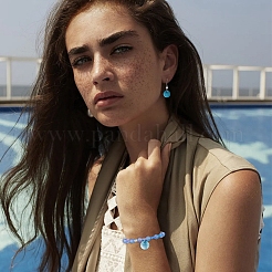 Подвески-диски из натуральной кожи акойи&nbsp;SHEL-WH0005-05B