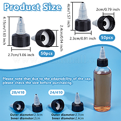 100 шт. 2 вида пластиковых крышек для бутылок&nbsp;KY-OC0001-58