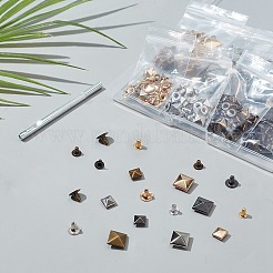 Латунь с железными плоскими квадратными заклепками&nbsp;FIND-WR0011-68