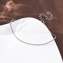 Браслеты-змейки из нержавеющей стали 304 для женщин&nbsp;BJEW-G775-02P