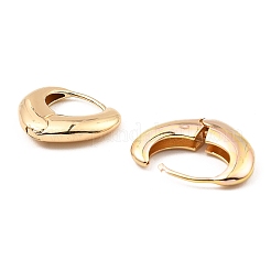 Латунные серьги обруча&nbsp;EJEW-I289-13KCG
