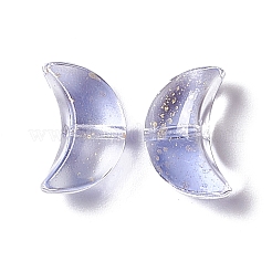 Гальваника прозрачная стеклянная бусина&nbsp;EGLA-H102-07B