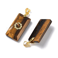 Природных тигровый глаз подвески&nbsp;G-A298-01G-07