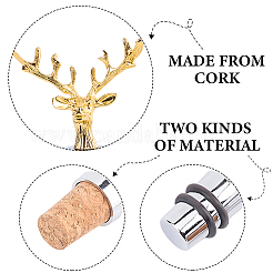 2 шт. 2-х видов винных пробок из цинкового сплава&nbsp;FIND-GF0011-17B