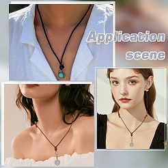 Корейский вощеный полиэфирный шнур ожерелье&nbsp;NJEW-WR00001