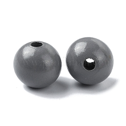 Деревянные европейские бусины с большими отверстиями&nbsp;WOOD-D027-01M