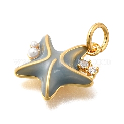 Латунные микро проложить кубического циркония подвески&nbsp;LS-KK-U061-19B-G