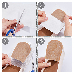 Наклейки на нескользящую подошву из силиконовой резины&nbsp;FIND-WH0126-493C