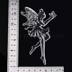 Прозрачные пластиковые большие подвески&nbsp;KY-T042-05