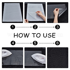 Блестящий кристалл горячая фиксация стразы&nbsp;RGLA-WH0003-02