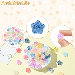 30 шт. стеклянные бусины для выпечки&nbsp;GLAA-FS0001-97D