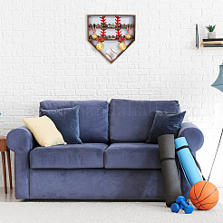 Подставки для показа колец на бейсбольную тематику из дерева&nbsp;AJEW-WH0031-70A