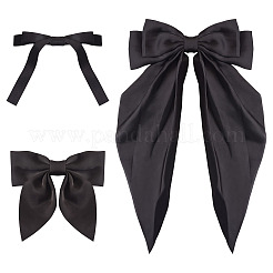3 шт. 3 стиля тканевые большие банты для волос&nbsp;AJEW-TA0001-86