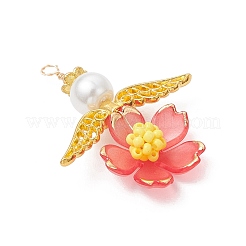 Подвески-ангелы из стеклянного бисера ручной работы&nbsp;PALLOY-MZ00764-01