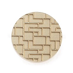 Текстура тема круглая латунная головка штампа&nbsp;AJEW-M036-06F-G